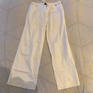 White House/black market white pants, NWT, size 6S